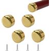 UFURMATE Terminali per corrimano, 4 pezzi, diametro interno 49 mm, terminali per corrimano rotondi in acciaio inossidabile 201, coperture terminali per corrimano per scale, accessori per corrimano