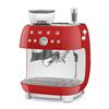 Smeg - Macchina Caffè Espresso E Macinacaffè Egf03rdeu-rosso