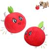 TAIZER 2 Pezzi Peluche Giochi per Cani Indistruttibile con Suoni Sonori - Cute Little Apple Pet Sound Toys