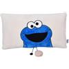 joojee GmbH Briciole mostro peluche Cuscino rettangolare Hungry con biscotto
