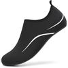 RUOMU Scarpe da Scoglio Uomo Scarpette per Scogli Water Shoes Donna Scarpe Mare Antiscivolo Scarpe Spiaggia Scarpe Acquatiche per Sport Acquatici Parco Acquatico.(Grigio,36 EU)