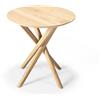 Ethnicraft - Tavolino d'appoggio Mikado - Legno naturale - Rovere massello - Designer Alain van Havre