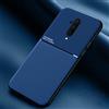 TIANCI Cover per OnePlus 7T Pro, Case Texture Antiscivolo e Antiurto, [Pelle PU Delicata Sulla Pelle] [TPU Ultrasottile] Custodia per OnePlus 7T Pro-Blu