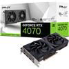 PNY Scheda Video PNY Nvidia GeForce RTX 4070 12GB GDDR6X VERTO Dual Fan Edition DLSS 3