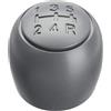 OBEST Pomello Leva Cambio Manuale 5 Marce Compatibile con Fiat 2003-2012, Compatibile con Fiat 500 e 500C Panda 03- 20 Materiale Manopola 5 Velocità (compatibile Fiat 500)