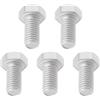 YINETTECH 5 Pezzi Bulloni Esagonali Per Decespugliatore M8 X 1,25 Filettatura Sinistra Lunghezza 16 Mm Filettatura Inversa Sinistra Bulloni Esagonali DIN933 In Acciaio Inossidabile
