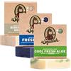 Dr. Squatch Saponetta tutta naturale per uomo, confezione da 3 barrette - Birchwood Breeze, Cool Fresh Aloe, Fresh Falls