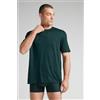 Intimissimi T-shirt In Cotone Mercerizzato Filo Premium Verde