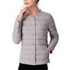 Tiasdnhod Donna Giacche Di Piumino,Giacca Da Donna Piumino Corto Cappotto Invernale Leggero E Caldo Manica Button Lunga Girocollo (Grigio,4XL)