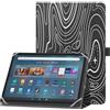 HoYiXi Custodia universale per 9-10.1 pollici Tablet Compatibile Fire HD 10/Fire HD 10 Plus con Supporto e Cover per Cinturino da Polso per 9"-10.1" Samsung Lenovo Huawei Tablet- Montagna nero