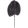 Bizzotto Foglia Ventaglio Nero H52cm
