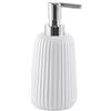 Gedy Marika Dosatore di Sapone, Ceramica, Bianco, 8 x 8 x 18
