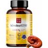 Kinoko life Reishi 1500mg 90 capsule 50% Polisaccaridi Beta-Glucani Bioattivi β-(1,3) β-(1,6) | Ganoderma Lucidum | Sistema immunitario della salute. Kinoko Reishi. No OGM. Senza glutine