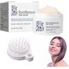 Bploar Scrub Naturale per Il Cuoio Capelluto, Scrub per Il Cuoio Capelluto Con Pettine, Trattamento Esfoliante Delicato per Il Cuoio Capelluto, Favorisce Una Crescita Più Sana Dei Capelli