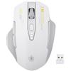Uineer mouse wireless ricaricabile, [Aggiornato], mouse senza fili 2.4G USB, display a batteria visibile, 4 livelli DPI regolabili, mice pc wireless ricaricabileper PC per il gaming e l'ufficio