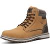 ANALEAF Scarpe Invernali Da Uomo Stivali Invernali Caldi Outdoor Stivali Invernali Foderati Stivali Da Neve Antiscivolo Stivali Da Trekking 41-46 EU