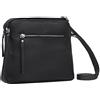STILORD 'Hope' Borsa da Donna in Vera Pelle Vintage - A Spalla Piccola, Borsetta da Sera, da Festa per Uscire - A Tracolla, Colore:nero