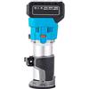 ZHELLY Pialla per bordi Trimmer elettrico senza spazzole da 1000 W 6,35 mm Router for intaglio a mano Fresatura for legno Incisione for scanalatura Tagliatrice for batteria Taglia con precisione e si regola