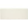 WIN REST Testiera per Letto, Tessuto Fibre Naturali Viscosa, Lino Bianco, 130X60 cm (Cama 120/130)
