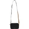 Coccinelle Tebe Tricolor Mini Crossover Bag Noir/Lambs/Cuir