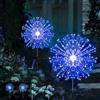 Micacorn Luci Solari per Giardino, 2 Pezzi Solare Luci Fuochi d'artificio 300 LED 8 Modalità Lampade Fuochi d'artificio Impermeabile Luci Solari per Giardino Sentieri Terrazze Prato Natale Décor