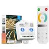 BTF-LIGHTING 4 Zone 2.4GHz RF Telecomando RB2&SP530E WiFi Bluetooth Kit di controllo Supporto FCOB COB SMD PWM o SPI CCT Doppio bianco temperatura colore sintonizzabile Strisce LED DC5V DC12V DC24V