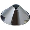 LED SONE LEDSone Lampadario rustico a sospensione in metallo cromato vintage industriale, base E27