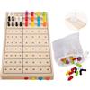 Engelhart - 340926 - Master Color - Gioco di logica da viaggio in legno - A partire dai 6 anni