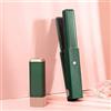 Fyearfly Mini Arricciacapelli da Viaggio,Piastra da Viaggio per Capelli Ricaricabile USB,Piastra per capelli senza fili Piastra arricciacapelli Riscaldamento rapido Previene danni Bigodino per piastra(Verde)