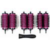 LIGICKY Set Spazzola per Capelli Rotonda con Barile Staccabile,Parrucchiere Styling Pettine Rolling Strumenti per asciugatura dei capelli,progettazione Riccioli,6 barile 1 manico,piccolo medio grande