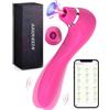 ARLOVESIN Massaggio,vibratoreper donna professionale succhia clotoride per donna9 * 9 Modalità Sex Toys Vibratoriper Donne Clotoride Pene Sexytoysys Donna Stimolatore Per Clitoride Wireless(Viola)