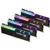 G.SKILL F4-3200C16Q-32GTZR Trident Z RGB Series 32 GB (8 GB x 4) DDR4 3866 MHz PC4-30900 CL18 Dual Channel Memory Kit - Nero con barra luminosa LED RGB a lunghezza intera CL16 32GB (8GBx4)