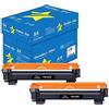 alphaink 5 Risme A4 2.500 fogli 75gr + 2 Toner Compatibili con Brother TN1050 TN-1050 1000 Copie per LaserJet Pro P1102 P1102W M1212NF M1132 MFP M1217NFW M1132 M1212 M1130 P1100 M1136 M1210 M1210MFP M1134MFP