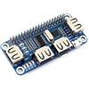 IBest 4 Port USB HUB Hat Compatible with USB2.0 1.1 for Raspberry Pi Zero A+ B B+ 2 3 Model B Serial Debugging, USB to UART Onboard