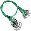 9Tong Terminali in acciaio per acqua salata Pesca Rig Terminali in filo metallico per impieghi gravosi Esche Terminali da pesca ad alta resistenza Acqua dolce #4 50lb 11.8in 30pcs