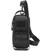 ACEXIER Borsa a tracolla a tracolla tattico Borsa toracica militare cintura Pacchetto di cintura multifunzionale Fanny Pack per la caccia all'aperto Tool Pouch