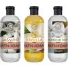 AROMATIKA Bagno Schiuma Set Vaniglia & Gelsomino & Monoi de Tahiti 3x350ml - Bath Foam - Cura del Corpo - Bellezza - Bagno - Cura del Corpo - Relax - Aromaterapia - Bagnoschiuma - Fragranza Esotica