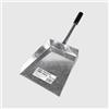 La Briantina Paletta in Ferro Galvanizzato 39x21x12,5 cm - Resistente alla Corrosione, Ideale per Giardinaggio e Raccolta Rifiuti all'Esterno, Impugnatura in Plastica