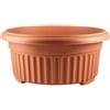 Stewart fioriera, Piatta, Stile corinzio, 45 cm, Terracotta