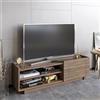 Hanah Home Supporto per TV, melammina, Noce, Taglia Unica