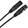 Plugger Câble DMX XLR femelle 3b/mâle 3b 10 m Noir