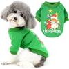 Zunea Piccolo Cane Cappotto Invernale Natale Cucciolo Vestiti Caldo Pullover Felpa Natale Maglione Tempo Freddo Giacca Pecorina Ragazze Ragazzi Abbigliamento Abiti Verde S