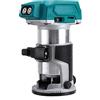 ZHELLY Pialla per bordi Trimmer manuale elettrico senza spazzole a 5 velocità Router for legno con presa inclinata senza fili Incisione for la lavorazione del legno for batteria da 18 V Taglia con precisione