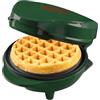 Bestron Piastra per Waffle in Edizione Natalizia, Edizione Limitata, Macchina per Waffle con Rivestimento Antiaderente, per Natale, Feste o come Regalo, Dimensione Waffle 10 cm, Colore: Verde Opaco