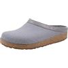 HAFLINGER Pantofole Unisex Adulto Grizzly Torben 713001, Numero:43 EU, Colore:Grigio