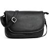 STILORD 'Avis' Pochette Donna Elegante Pelle Borsa a Tracolla Crossbody Bag in Pelle Vintage Borsetta Cellulare per Lavoro Viaggio Feste in Cuoio Genuino, Colore:nero