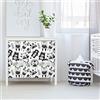 Ambiance Sticker Stickersnews - Adesivo per mobili per cameretta bambini, motivo: animali scandinavi, 40 x 60 cm
