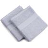 Gözze Handtuch, 2er Set, 50/100 cm, New York, silber