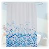 Relaxdays Tenda da Doccia Antimuffa, 180x200 cm, Tendina Vasca da Bagno, 12 Anelli, Poliestere Lavabile, Design a Pois