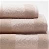 Sancarlos Cute- Asciugamano da doccia, 100% cotone spugna, colore tortora, dimensioni 70 x 140 cm